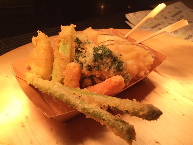 Verdure di stagione in pastella