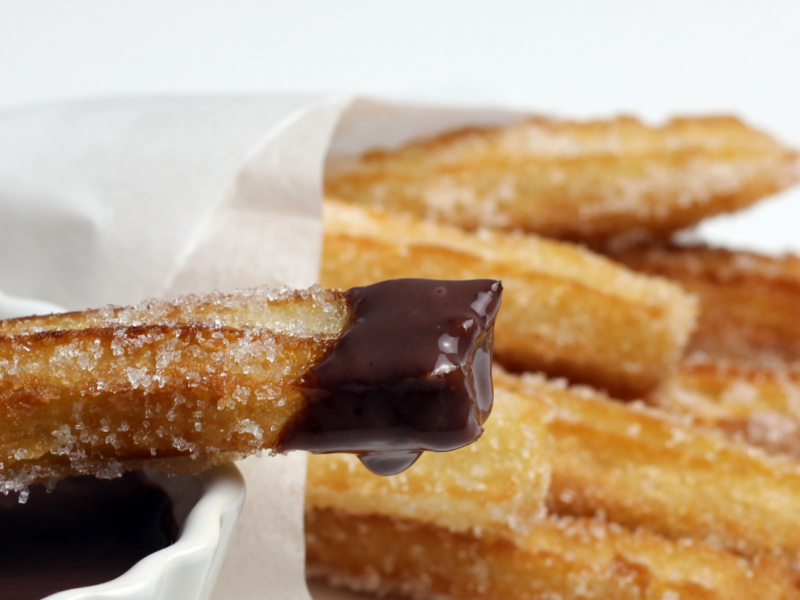 Churros con cioccolato