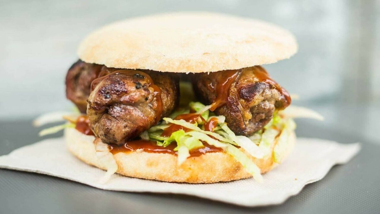 Panino con Bombette Pugliesi e verdure