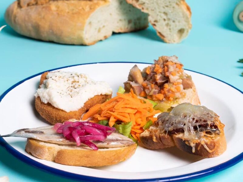 Crostini pesce pane