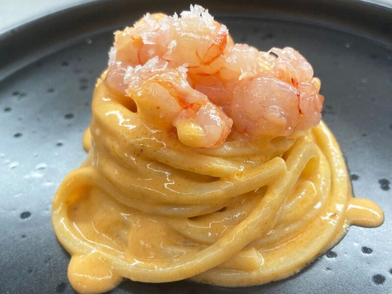 Spaghettone al Gambero Rosso
